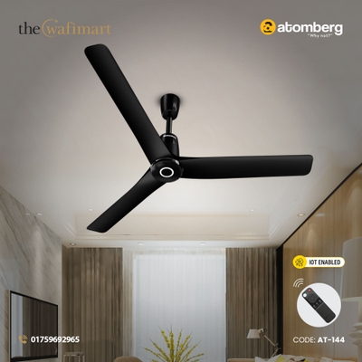 Atomberg Aris Contour Smart 48" BLDC Ceiling Fan (Midnight Black) | AT-144_img_0