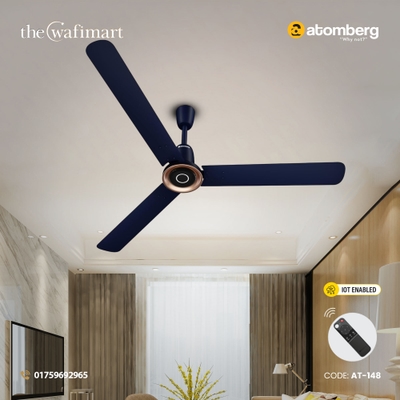 Atomberg Studio Nexus Smart 1400mm BLDC Ceiling Fan with IoT & Remote Control (Ritz Blue) | AT-148_img_0