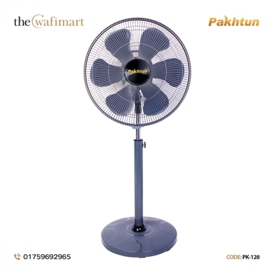 Pakhtun Tezra-450PP-G 18-Inch-High Speed Remote Control Stand Fan (Grey) | PK-128_img_0