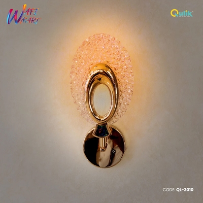 Qulik Modern Wall Lamp Concise Glass Single Head LED Lampshade (QL-2010)_img_0
