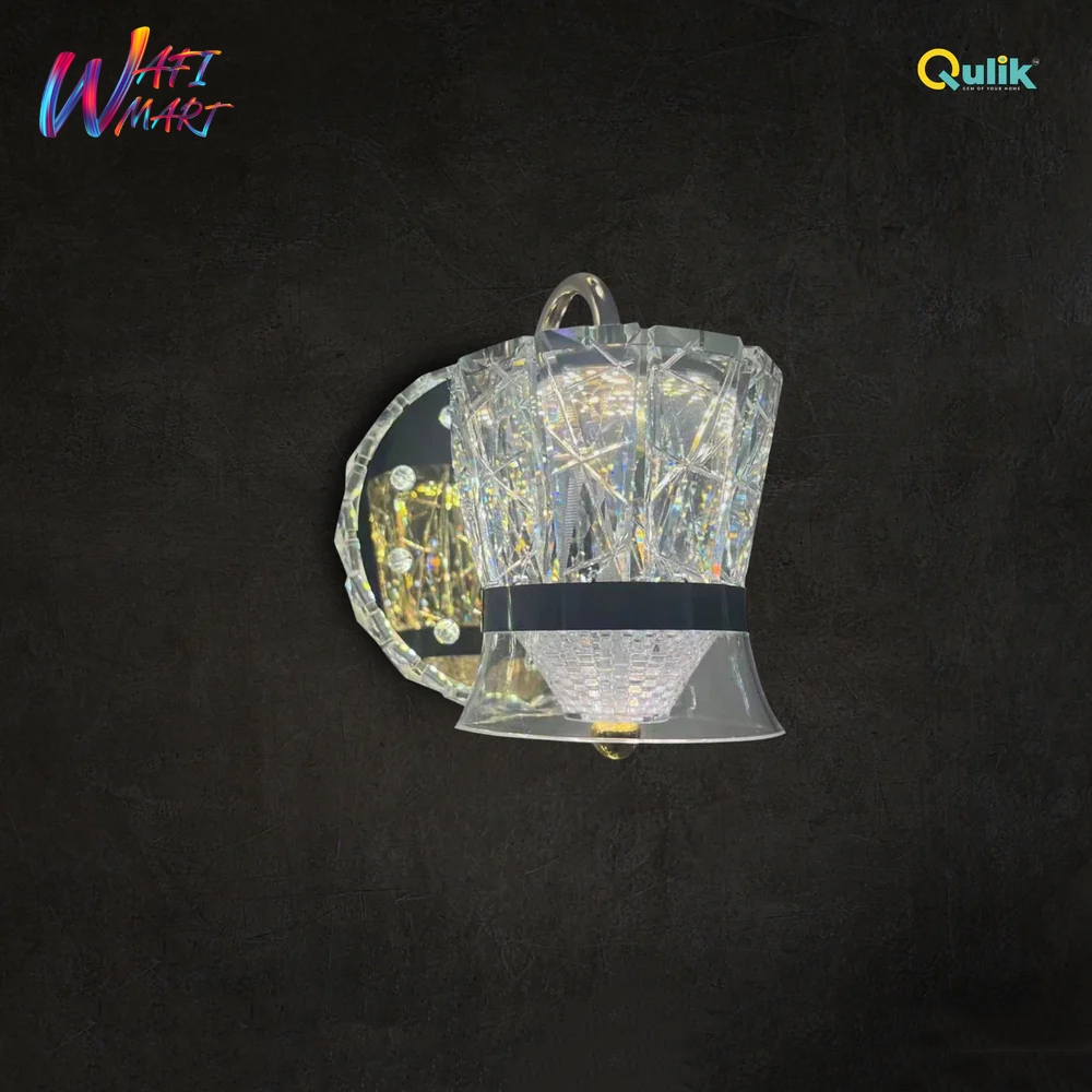 Qulik Modern bell-shaped crystal wall light (QL-819)