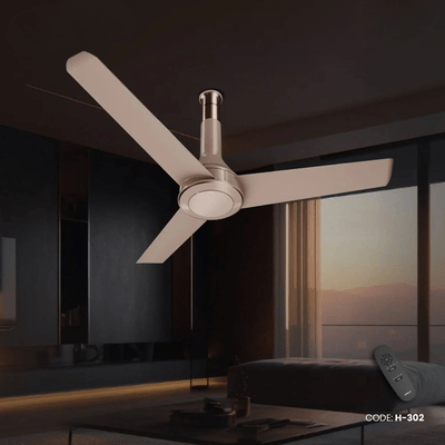 Havells Crista BLDC - 1200mm Dust Resistant Remote control Ceiling Fan (Champagne Cola) H-302_img_0