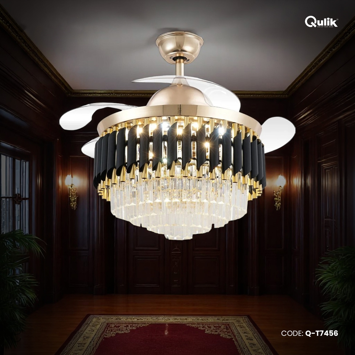 CHANDELIER FAN