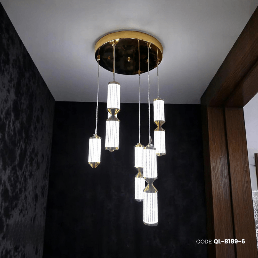 Qulik Modern Verona Glow 3 Color Hanging Lights (QL-B189-6)