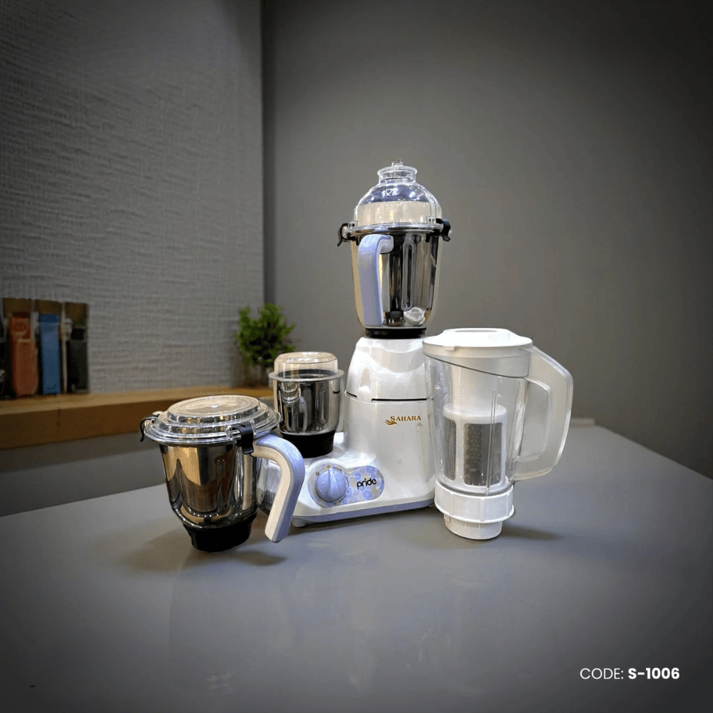 Sahara Pride 4 In 1 Mixer Grinder & Blender - 750W (White) S-1006