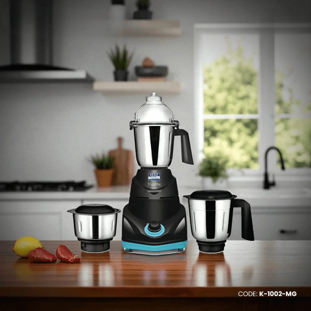 KENT TrueMix-W 750 W 3 in 1 Mixer Grinder ( Black ) K-1002-MG