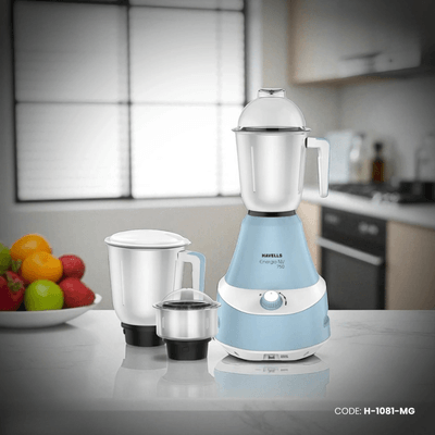 Havells Energia 600W Mixer Grinder 3 SS Jars - White and Brown H-1081-MG_img_0