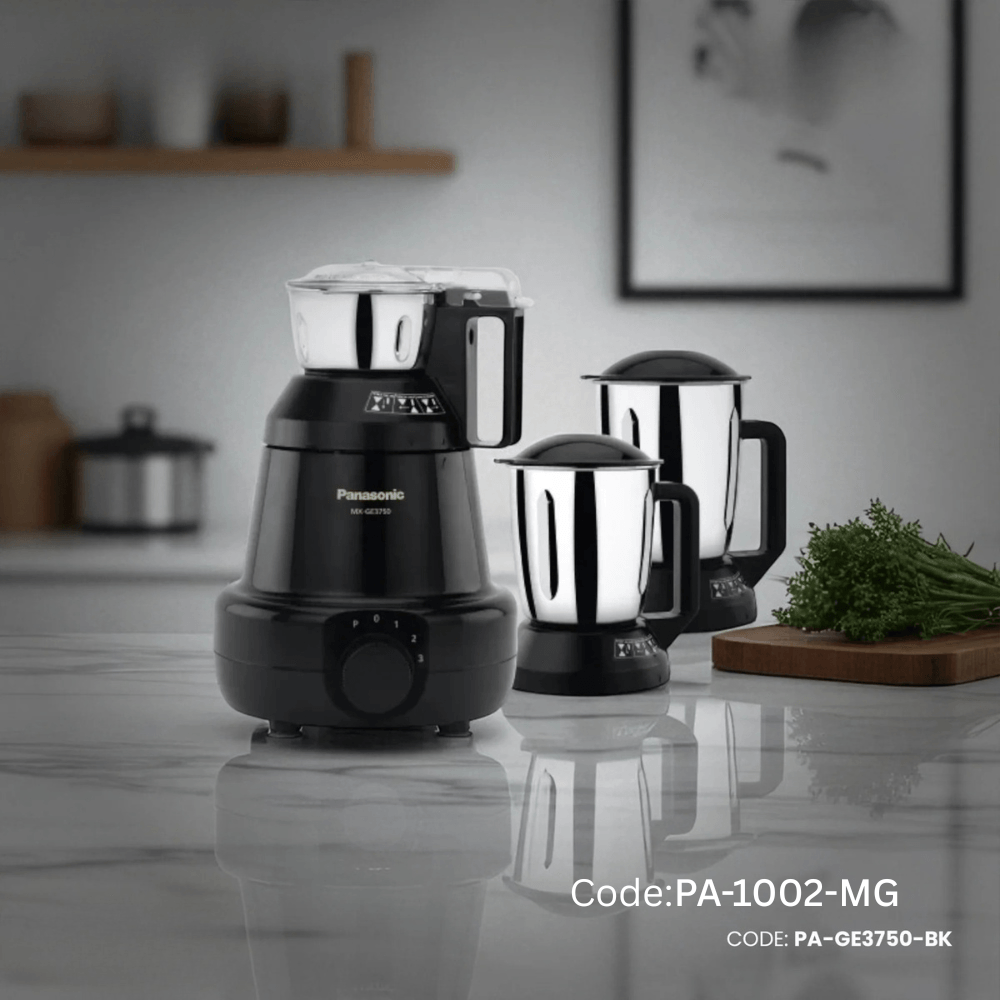 PANASONIC - MX-GE3750 Mixer Grinder (Black) | PA-GE3750-BK