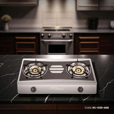Rizco Gas Burner 27" RTZ 303 (Black & Silver) RC-1336-GSB_img_0