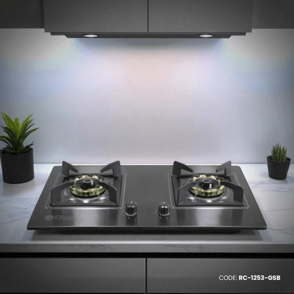 Rizco Gas Burner 30" BHS-Grand 512 LPG/NG (Black) - RC-1253-GSB
