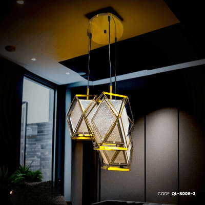 Qulik Modern GildEdge Cluster 3 Color Hanging Lights (QL-8006-3)_img_0