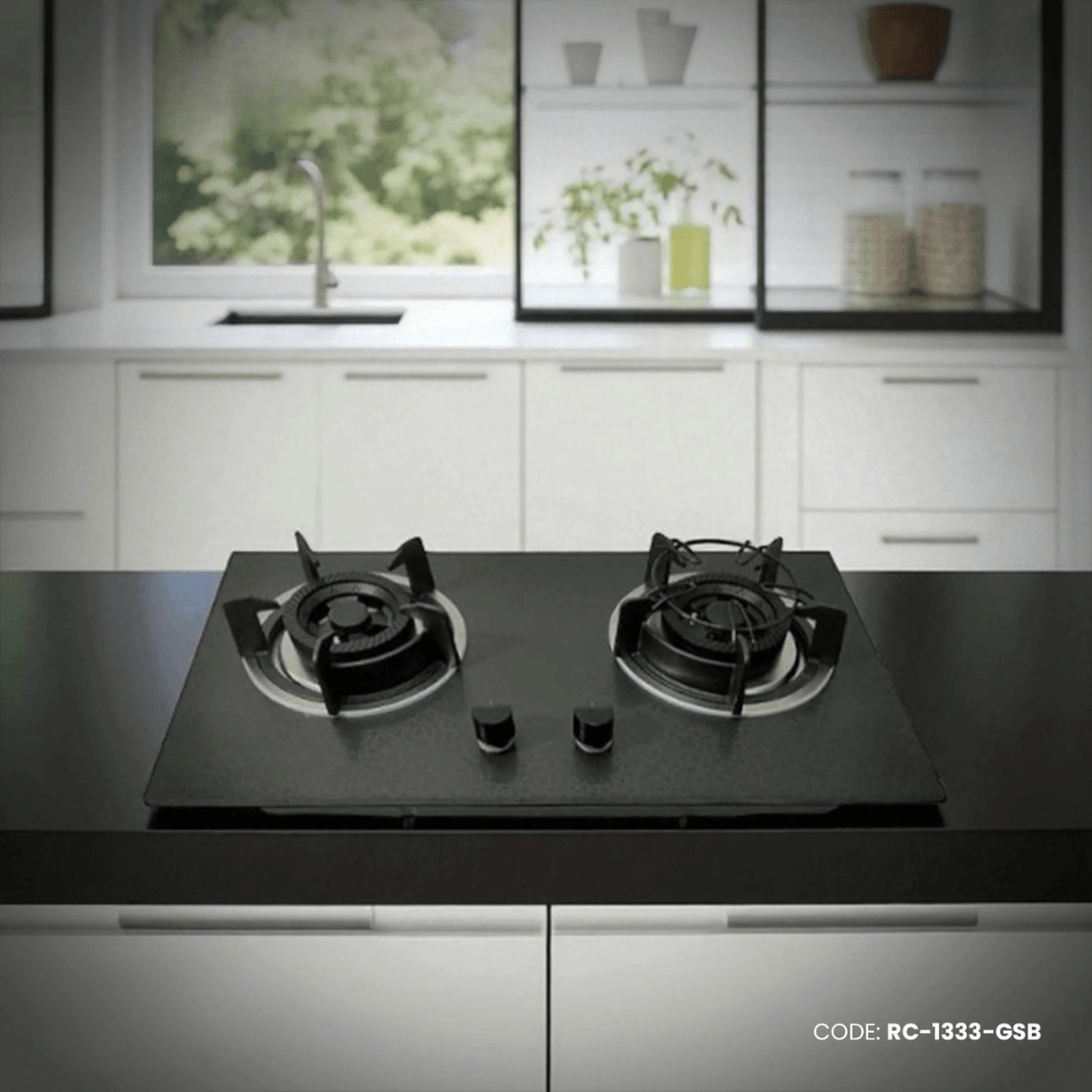 Rizco Gas Burner 29" Granite Panel GH-8211 (Black) RC-1333-GSB