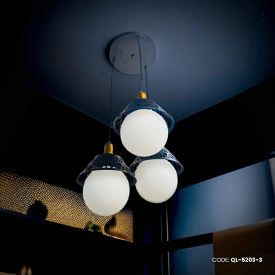 Qulik Modern Moon Ball 3 Color Hanging Lights (QL-5203-3)_img_0