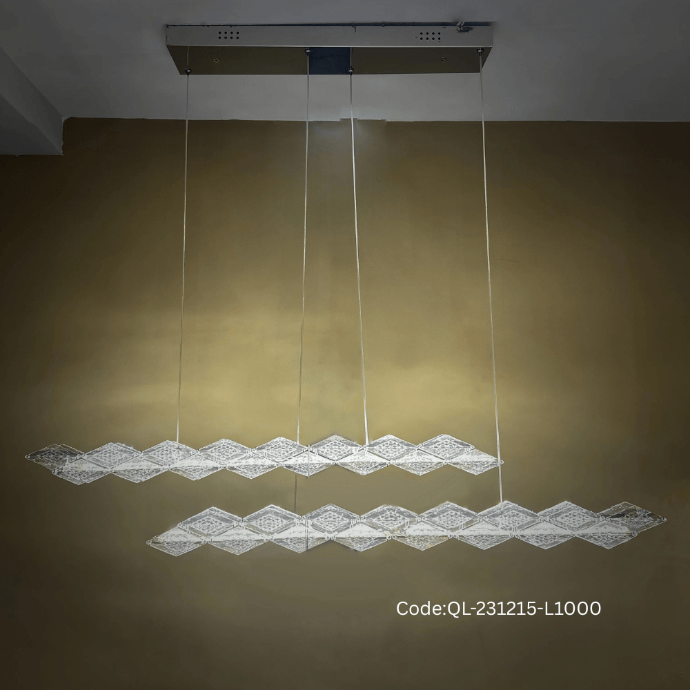 Qulik Modern Decorative 2-Layer LED Ceiling Light (QL-231215-L1000)