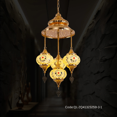 Qulik Modern Chandelier Decorative Hanging Turkish Style Ceiling Light (QL-ZQ41323259-3-1)_img_0