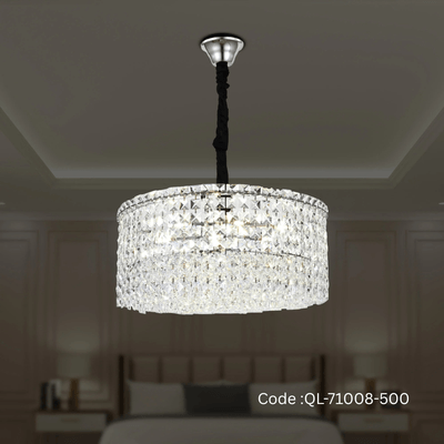 Qulik Modern Contemporary Silver Crystal Chandelier Ceiling Light (QL-71008-500)_img_0