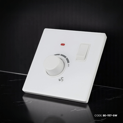 Belamy White 1 Dimmer With Switch | BE-157-SW_img_0