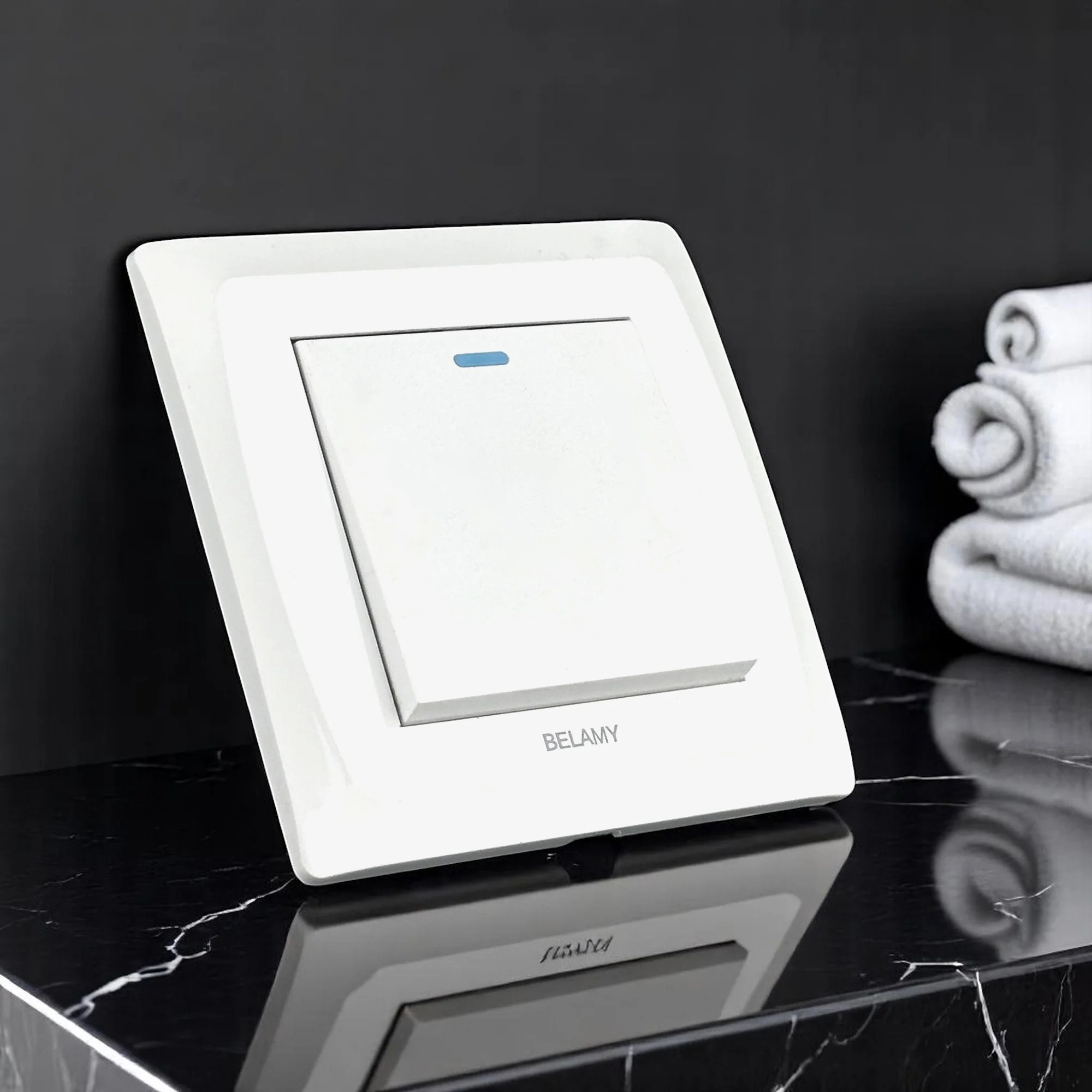 Belamy White 1 Gang 1 Way | BE-115-SW