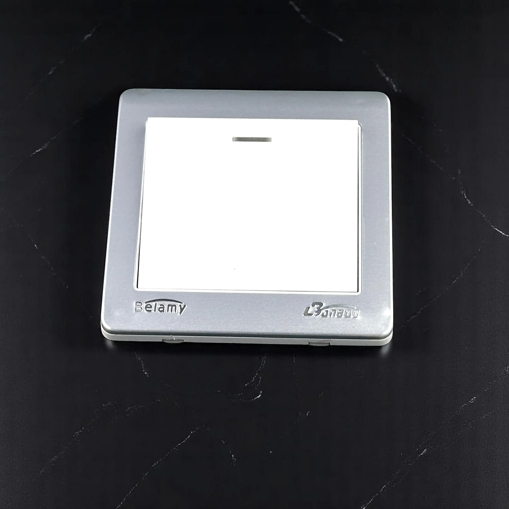 Belamy White-Grey 1 Gang 1 Way | BE-130-SW