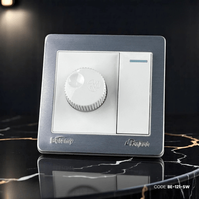 Belamy White-Grey Fan Dimmer With Switch | BE-121-SW_img_0