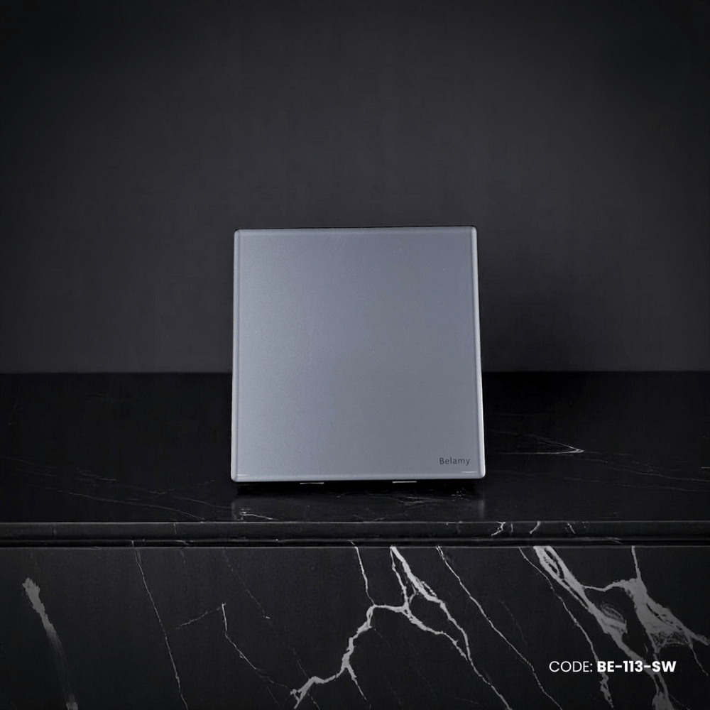 Belamy Grey Blank Plate | BE-113-SW