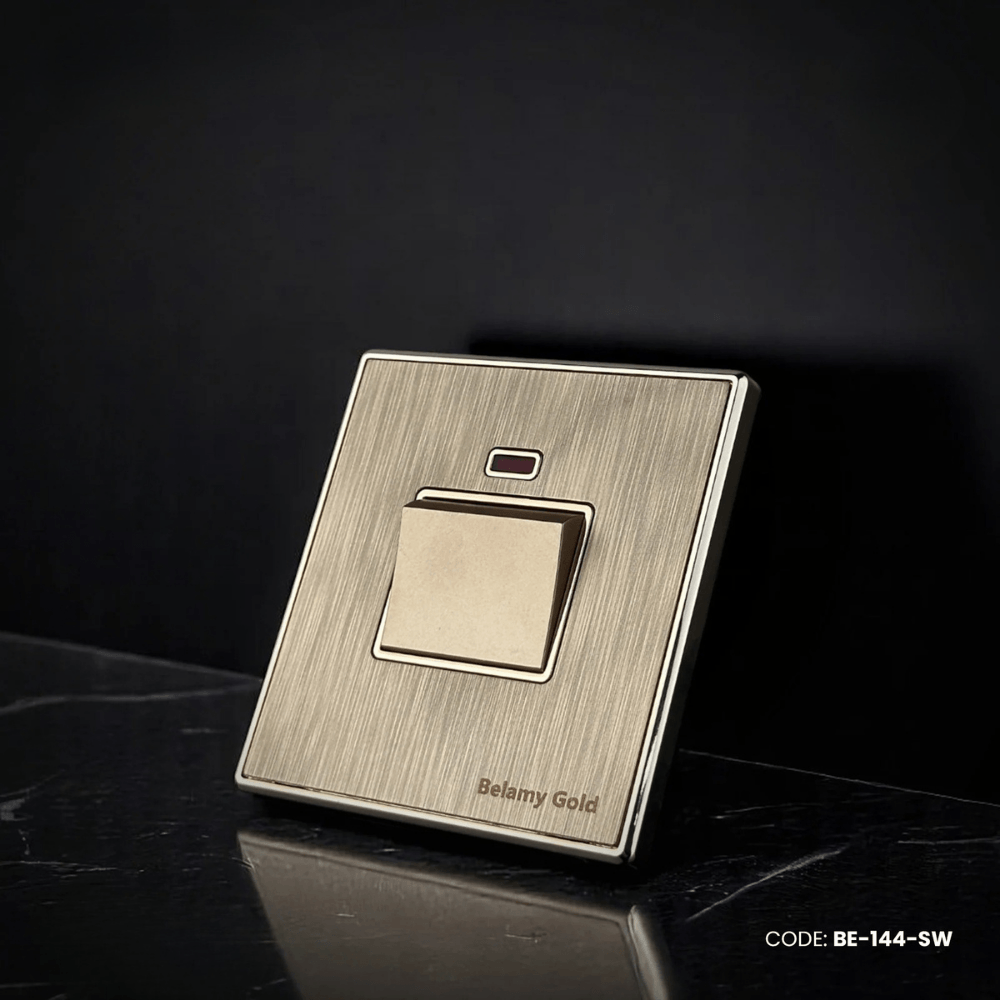 Belamy Golden 20A DP Switch With LED| BE-144-SW
