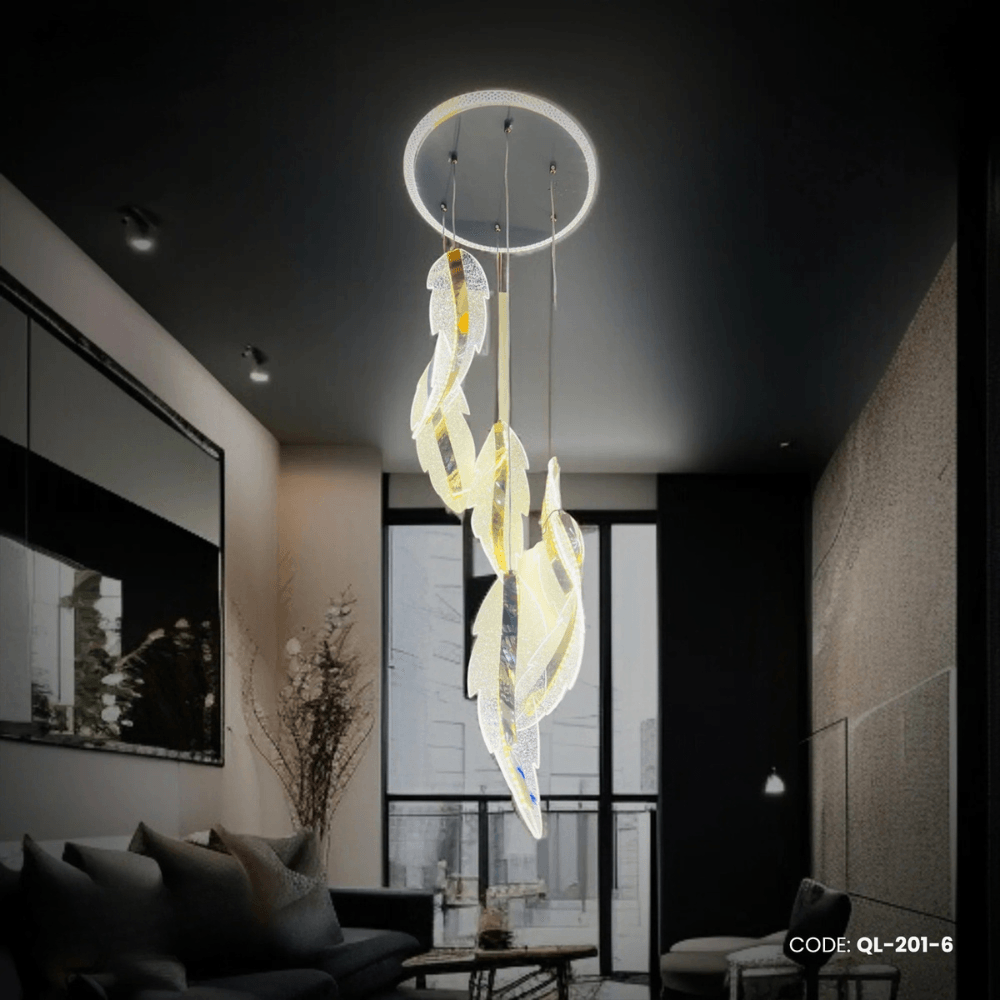 Qulik Modern FloraLux Cascade 3 Color Hanging Lights (QL-201-6)