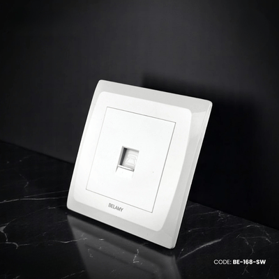 Belamy LK7 LANBAO Grey-White Telephone Socket | BE-168-SW_img_0