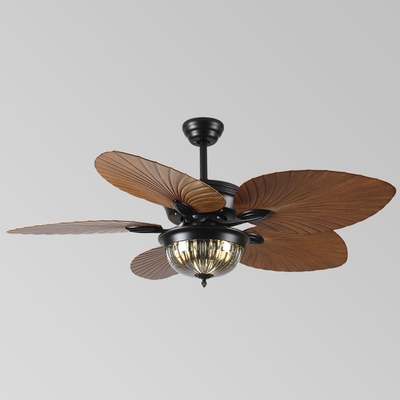 52 " Luxury Leaf Design Decorative Ceiling Fan with Light Remote Control  Ceiling Fan_img_0