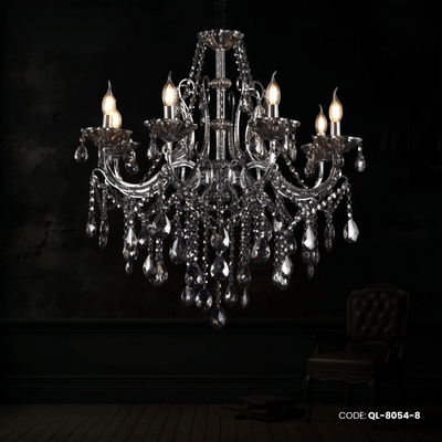 Qulik Modern Luxury Crystal Chandelier Pendent 8 Lamp (QL-8054-8)_img_0