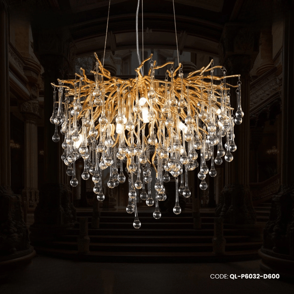 Qulik Baronial Beauty Luxury Decorative Chandelier Ceiling Lights (QL-P6032-D600)