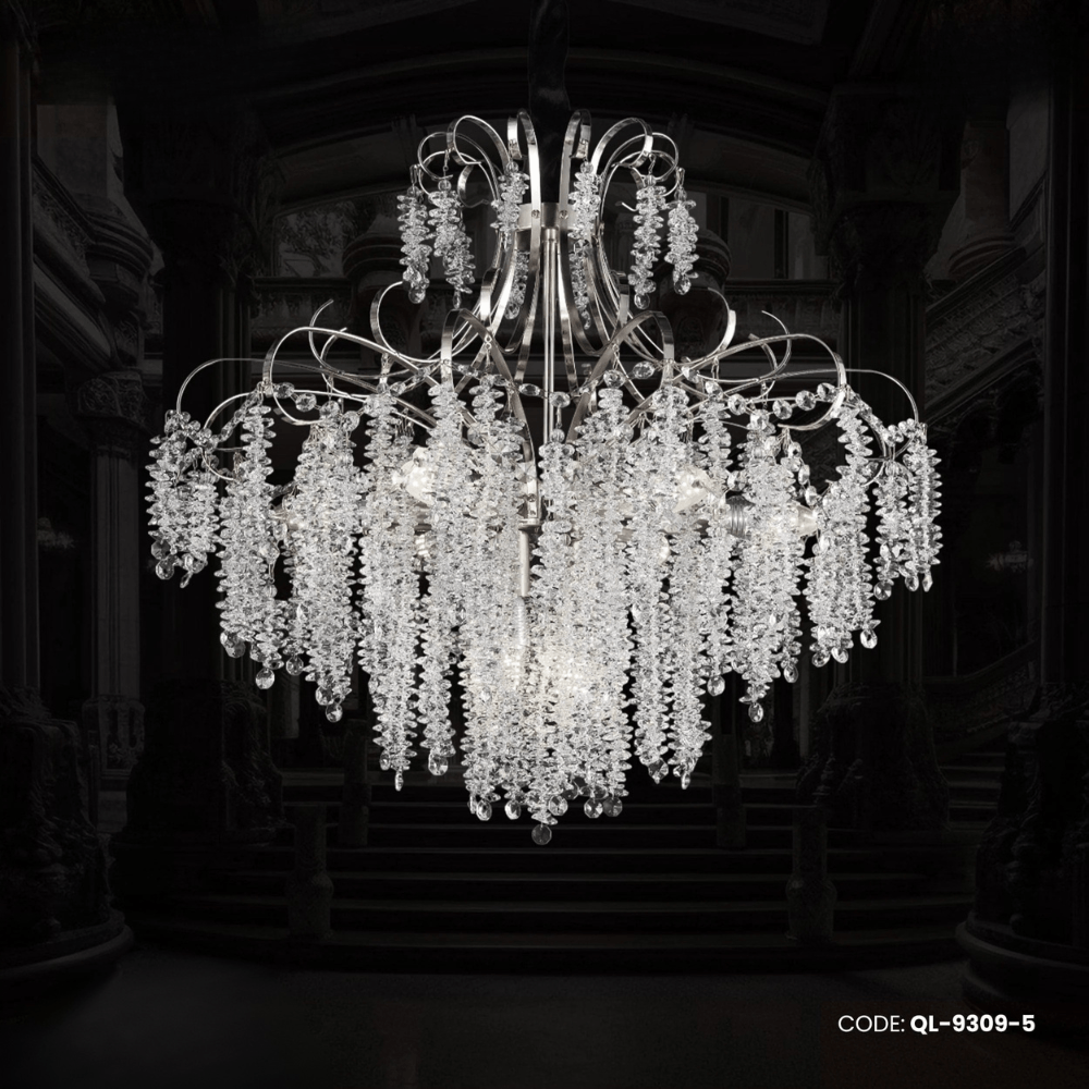 Qulik Baronial Beauty Luxury Decorative Chandelier 5 LED Ceiling Lights (QL-9309-5) Qulik Baronial Beauty Luxury Decorative Chandelier 5 LED Ceiling Lights (QL-9309-5) Qulik Baronial Beauty Luxury Decorative Chandelier 5 LED Ceiling Lights (QL-9309-5)