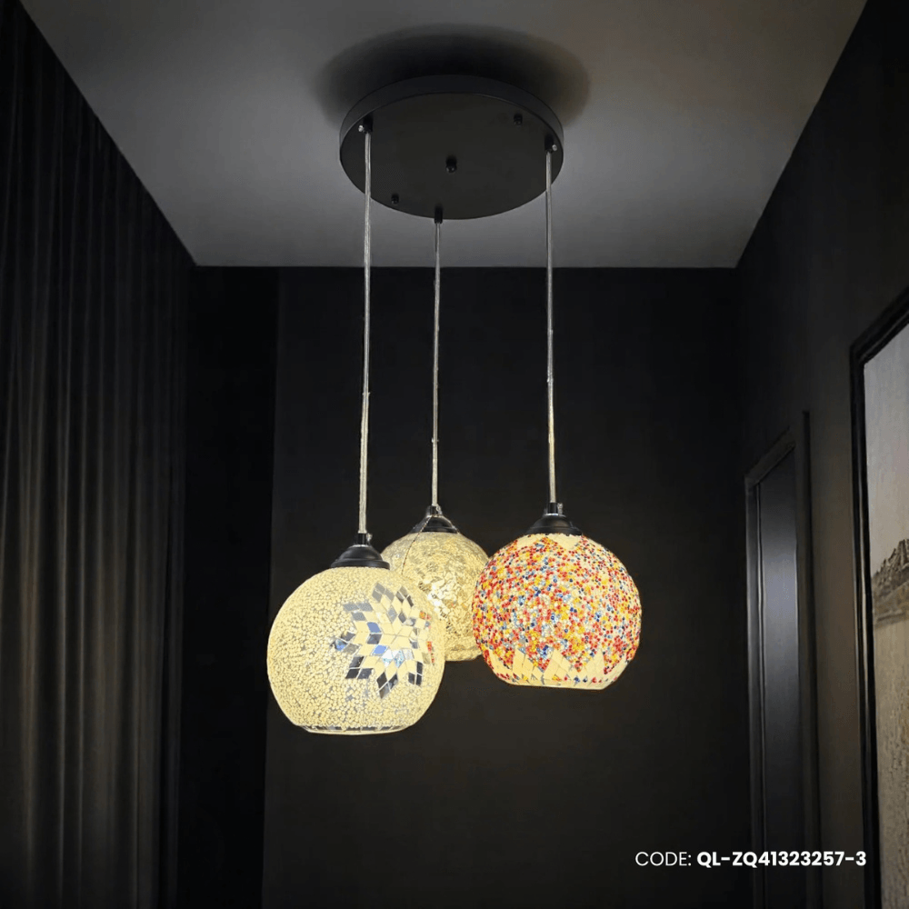 Qulik Turkish Trinity Spark 3 Color Hanging Lights (QL-ZQ41323257-3)