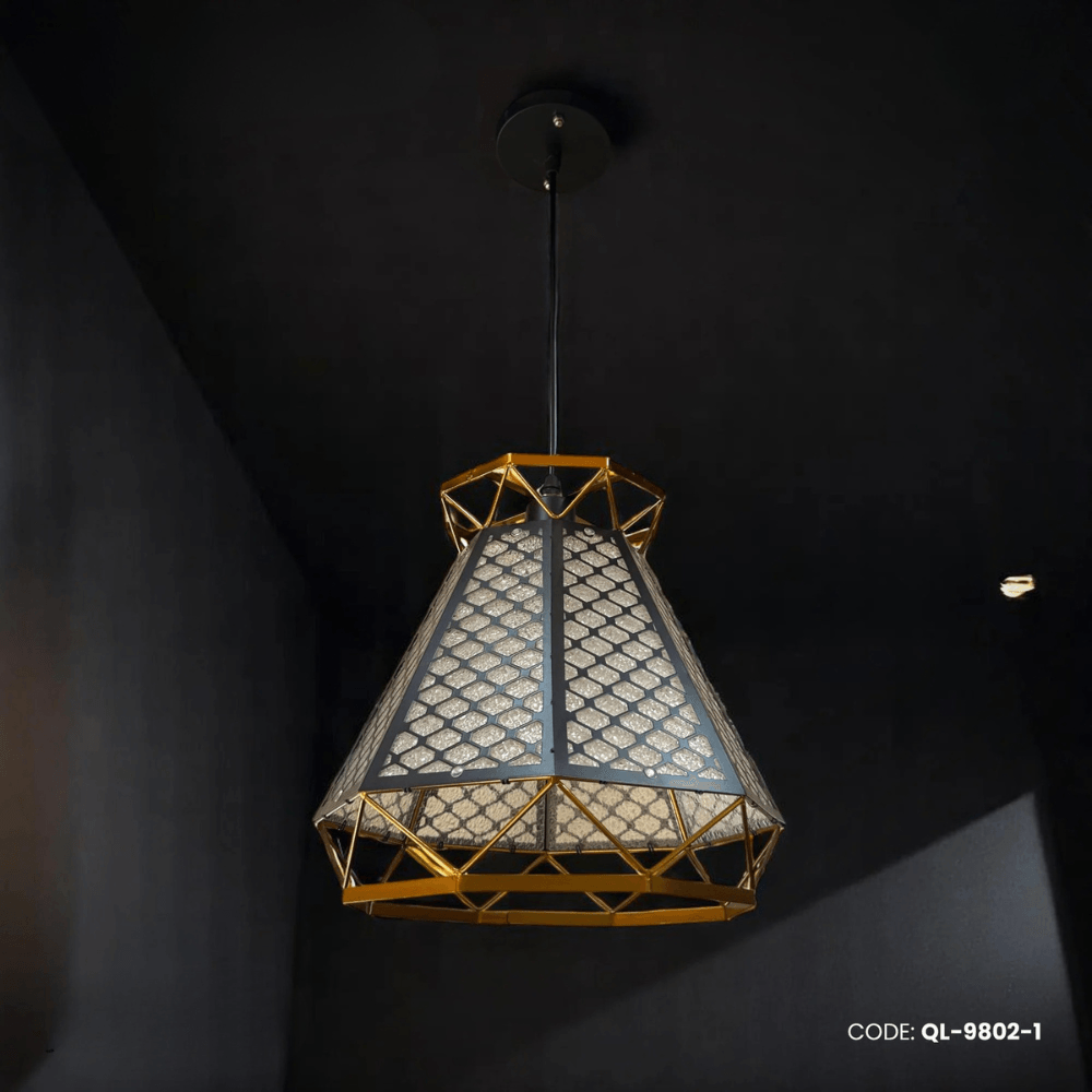 Qulik Modern Diamond Frame 3 Color Hanging Lights (QL-9802-1)