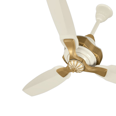 Pakhtun Khalifa - 52 inch BLDC Inverter Remote Control Ceiling Fan (Off-White/ Gold) | PK-101_img_1