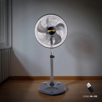 Pakhtun Zefiro-500M 20-Inch-High Speed Remote Control Stand Fan (Grey) | PK-133_img_0