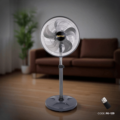 Pakhtun Zefiro-450M 18 Inch High Speed Remote Control Stand Fan (Grey) | PK-129_img_0