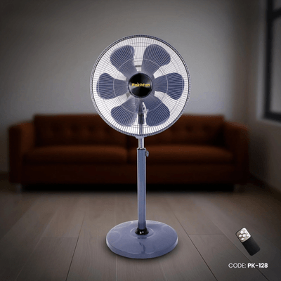Pakhtun Tezra-450PP-G 18-Inch-High Speed Remote Control Stand Fan (Grey) | PK-128_img_1