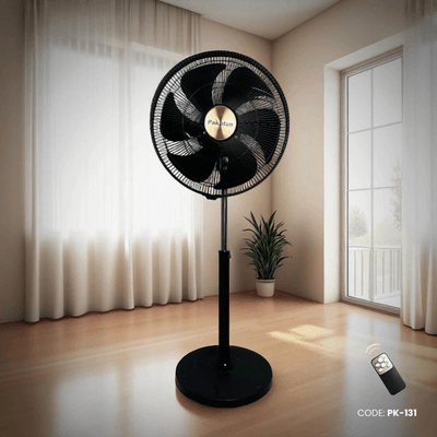 Pakhtun Tezra-450-PP-B 18-Inch-High Speed Remote Control Stand Fan (Black) | PK-131_img_1