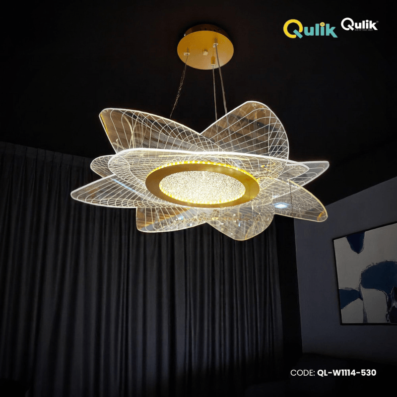 Qulik Florence Modern Hanging Acrylic LED Ceiling Light (QL-W1114-530 )
