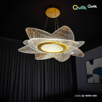 Qulik Florence Modern Hanging Acrylic LED Ceiling Light (QL-W1114-530 )_img_0