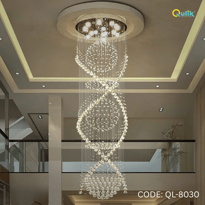 Qulik Modern Celestial DNA Chandelier Hanging Dragon Ball LED Ceiling Light (QL-8030)_img_0