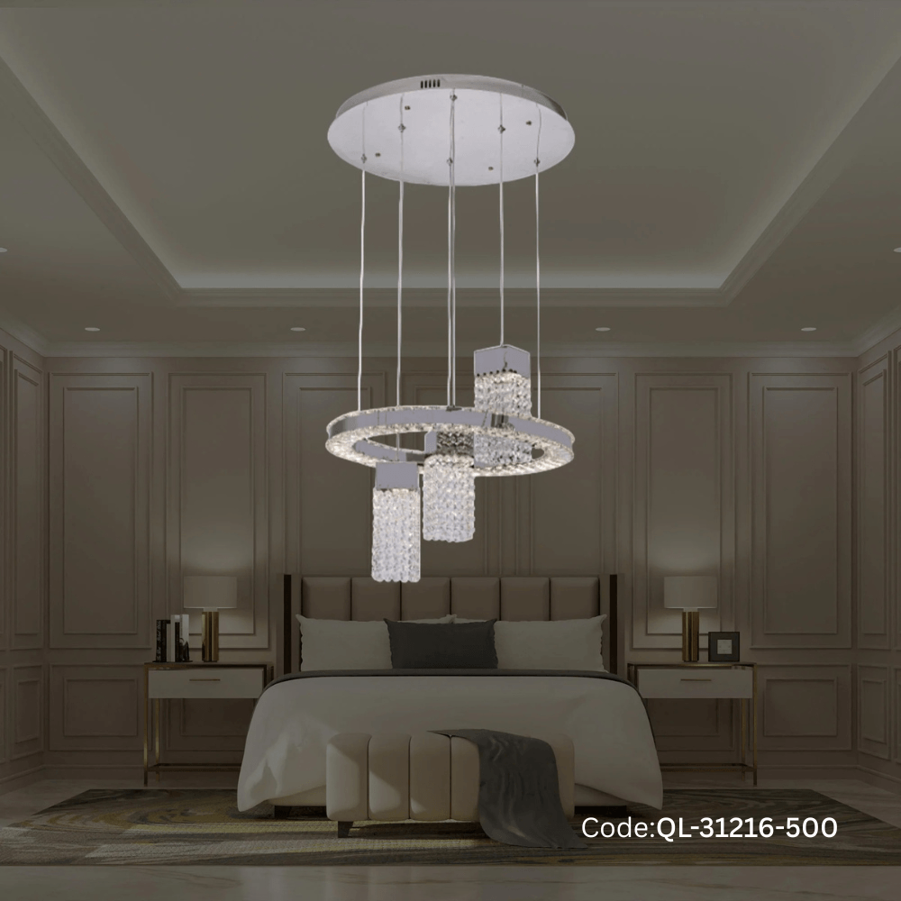 Qulik Modern Chandelier Decorative Hanging LED Ceiling Light (QL-31216-500)