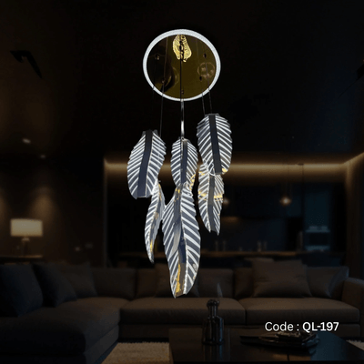Qulik Modern Leaf Crystal Dropping Hanging Light (QL-197)_img_0