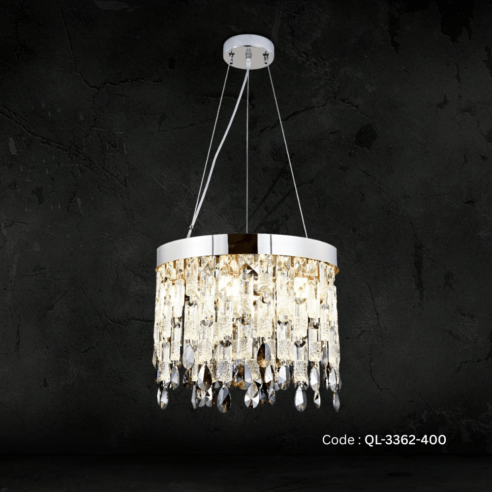 Qulik Modern CRYSTAL Water Drop Hanging Suspension Chandelier (QL-3362-400)