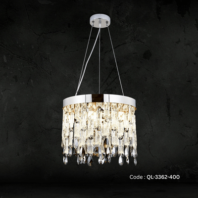 Qulik Modern CRYSTAL Water Drop Hanging Suspension Chandelier (QL-3362-400)_img_0