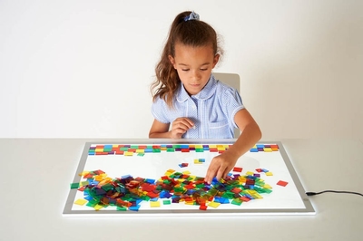 Educational Sensory Activity Play Table Children Light Sensory Table for Kids (CROSS BORDER)_img_3