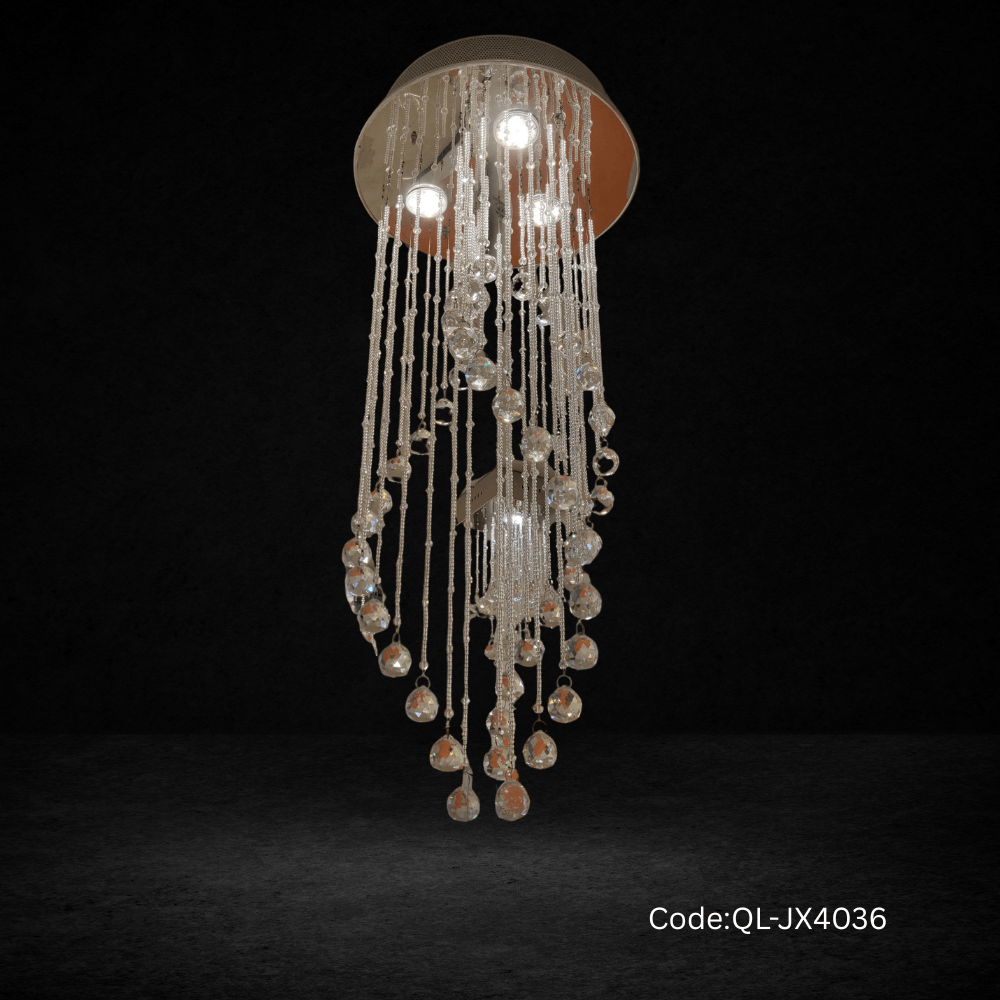 Qulik Modern Chandelier Decorative Hanging Dynamic Sound Shape LED Ceiling Light (QL-JX4036)