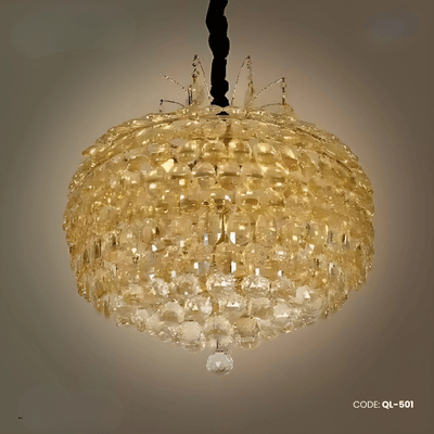 Qulik Modern Nordic Chandelier Decorative Hanging Crystal Apple LED Ceiling Light (QL-501)_img_0