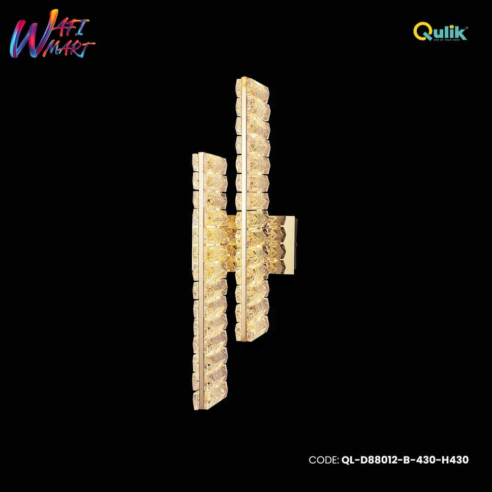 Qulik Vertical Crystal Wall Lamp (QL-D88012-B-430-H430)